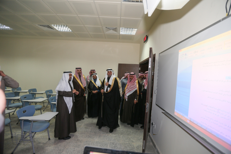 The opening of the Girls’ Colleges Complex in Qurayyat on the 18th of Rabi’ al-Awwal 1437 AH corresponding to December 29, 2015 AD.