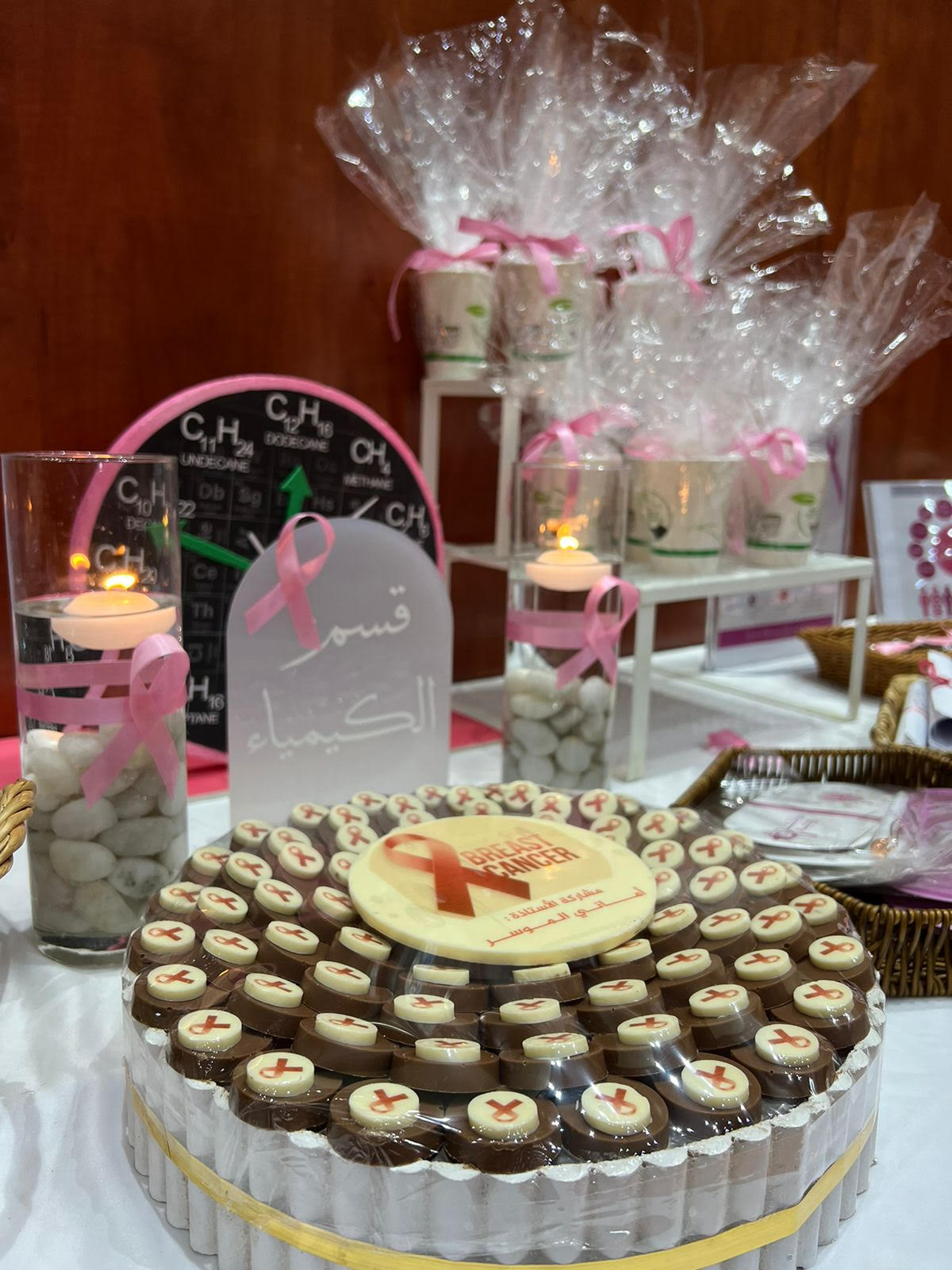 The Girls College Complex in Qurayyat holds a breast cancer awareness event in 2023
