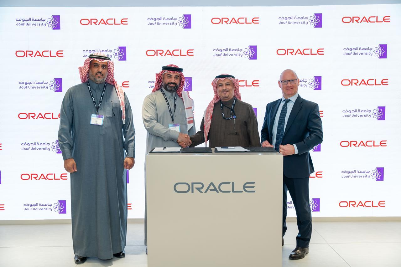 Jouf University Signs a Memorandum of Understanding with Oracle to Enhance Digital Transformation and Empowerment in Cloud Computing Services Jouf University Signs a Memorandum of Understanding with Oracle to Enhance Digital Transformation and Empowerment in Cloud Computing Services
