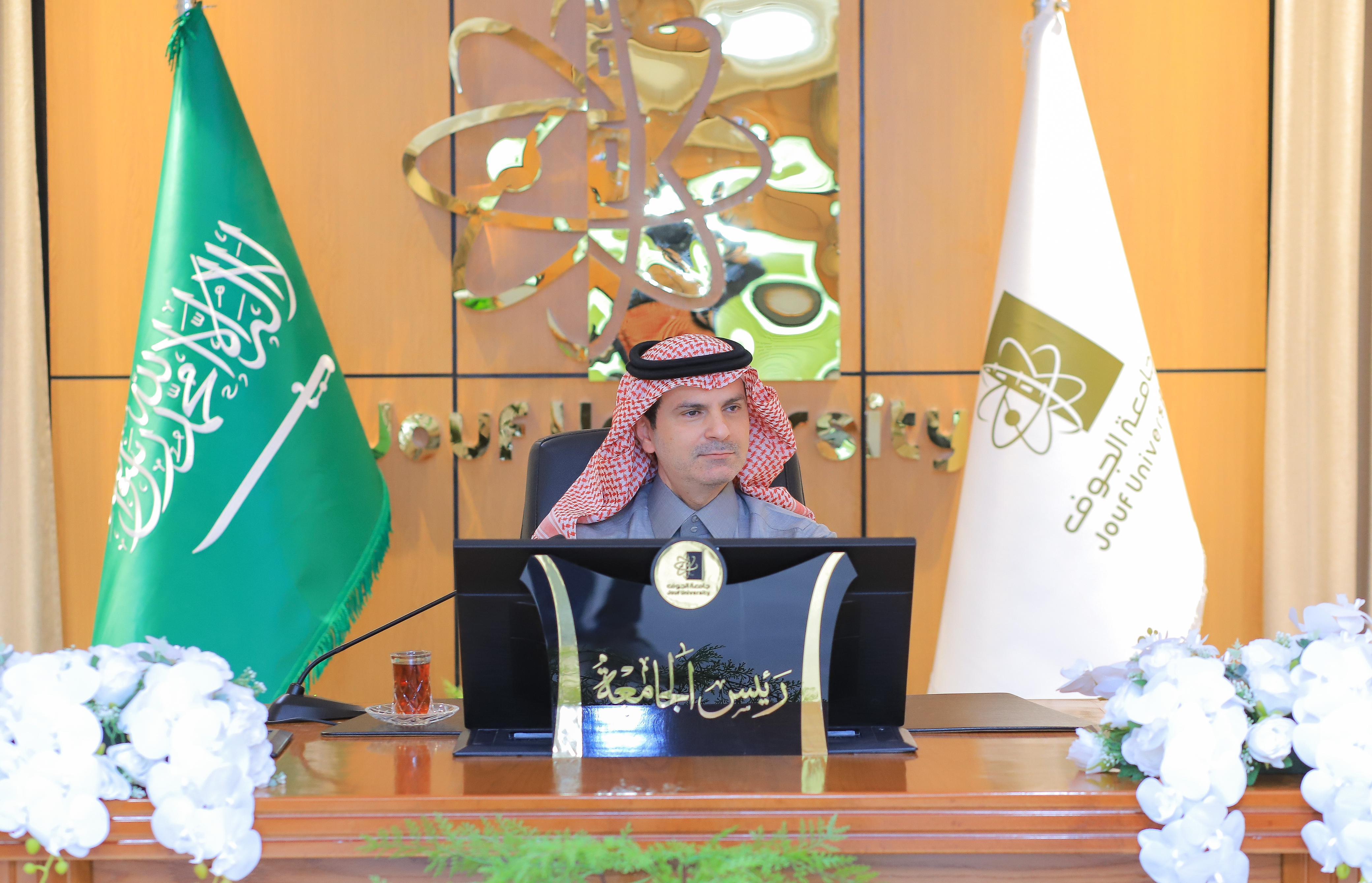 The University’ President, Prof. Mohammed bin Abdullah Al-Shaya, Chairs the Fourth Consultative Meeting for the Academic Year 1446 AH to Review the Goals of Colleges and Deanships for 2025 The University’ President, Prof. Mohammed bin Abdullah Al-Shaya, Chairs the Fourth Consultative Meeting for the Academic Year 1446 AH to Review the Goals of Colleges and Deanships for 2025