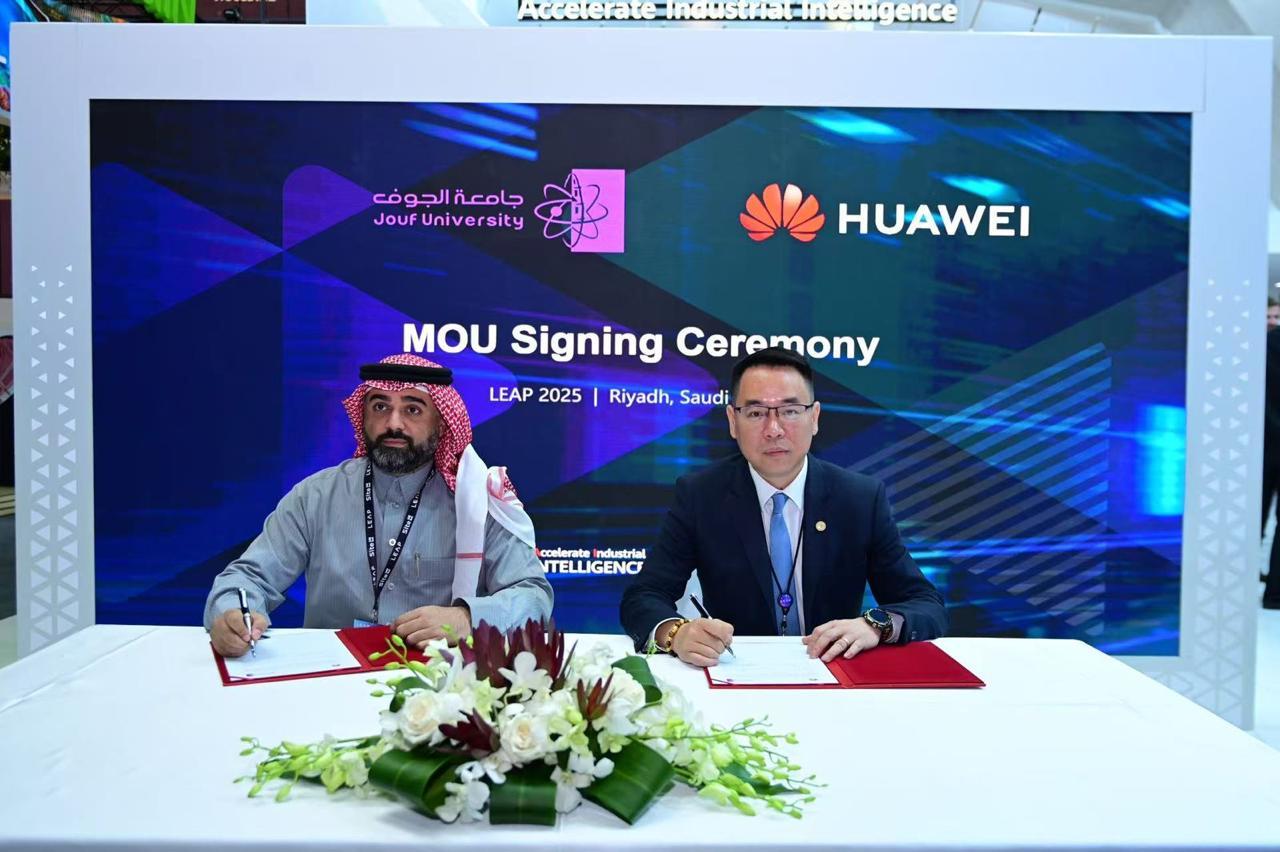 Jouf University Signs a Memorandum of Understanding with Huawei to Enhance Digital Transformation and Artificial Intelligence Jouf University Signs a Memorandum of Understanding with Huawei to Enhance Digital Transformation and Artificial Intelligence