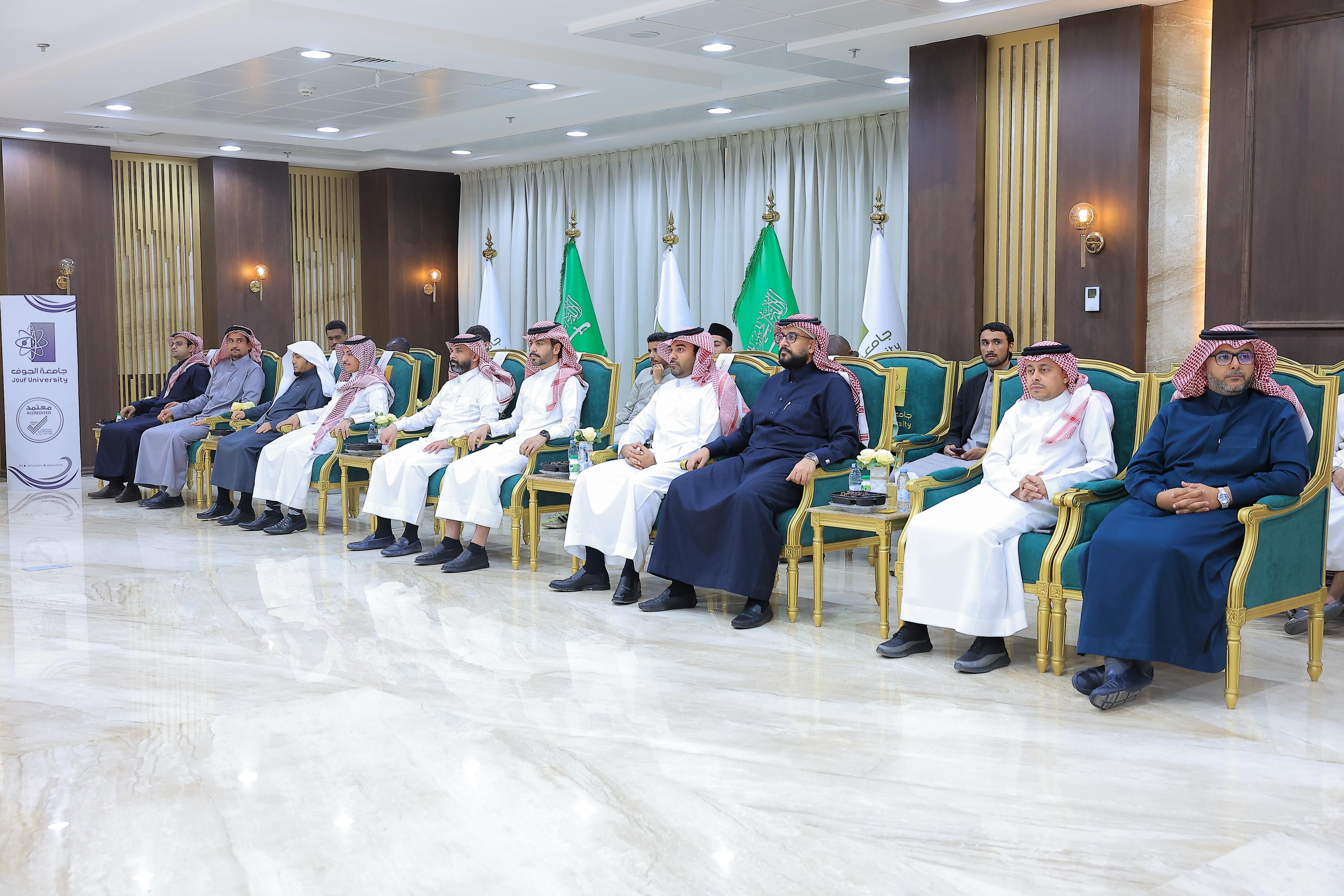 Under the Patronage and Attendance of His Excellency the President of Jouf University Prof Mohammed bin Abdullah Al-Shaya the University Holds a Group Iftar Under the Patronage and Attendance of His Excellency the President of Jouf University Prof Mohammed bin Abdullah Al-Shaya the University Holds a Group Iftar