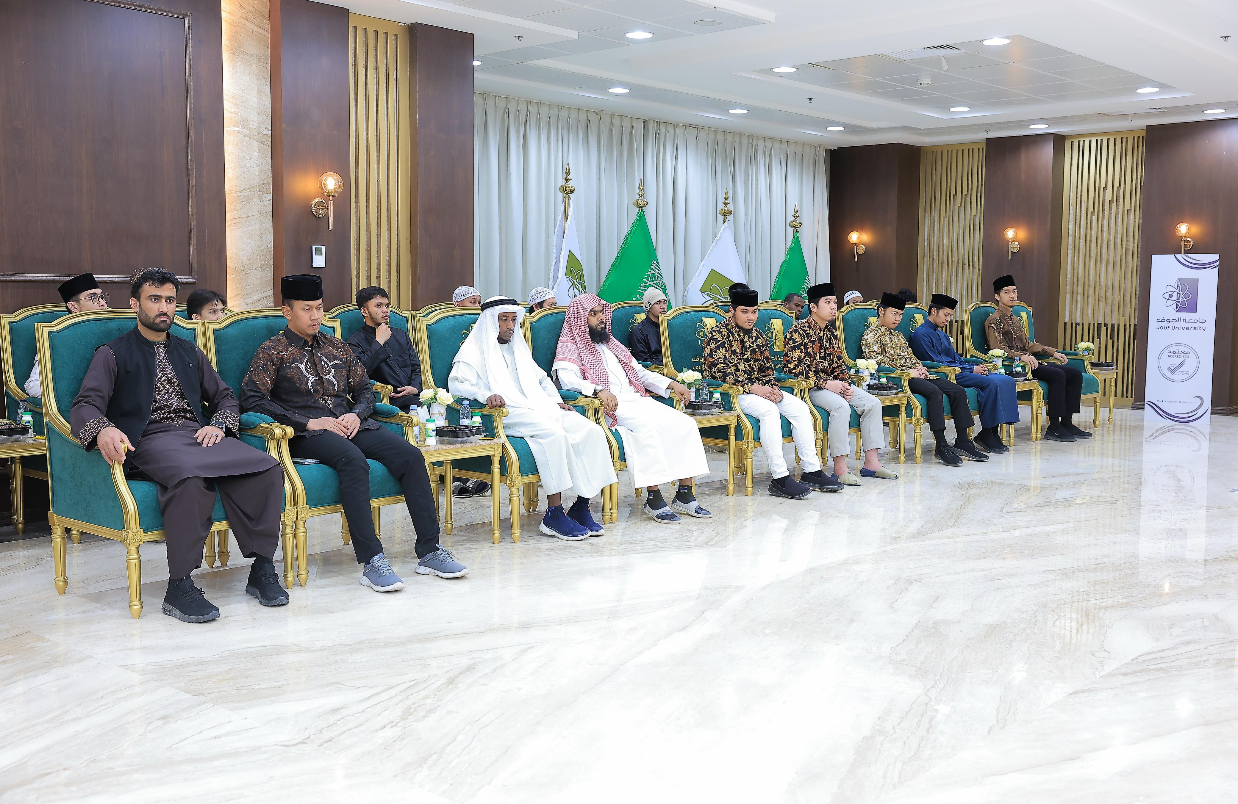 Under the Patronage and Attendance of His Excellency the President of Jouf University Prof Mohammed bin Abdullah Al-Shaya the University Holds a Group Iftar Under the Patronage and Attendance of His Excellency the President of Jouf University Prof Mohammed bin Abdullah Al-Shaya the University Holds a Group Iftar