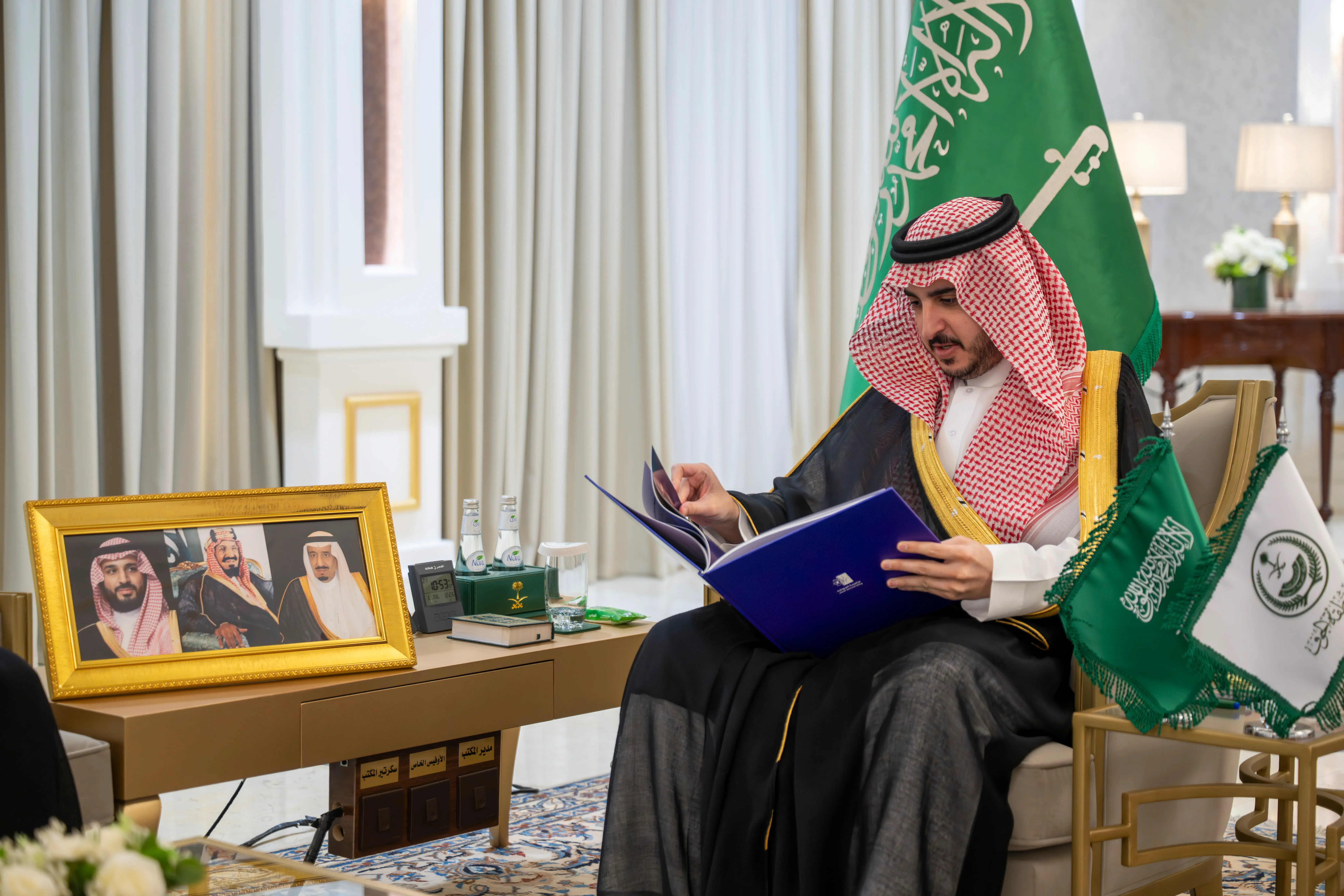 Prince of Al-Jouf Region, Receives the President of Jouf University Prince of Al-Jouf Region, Receives the President of Jouf University